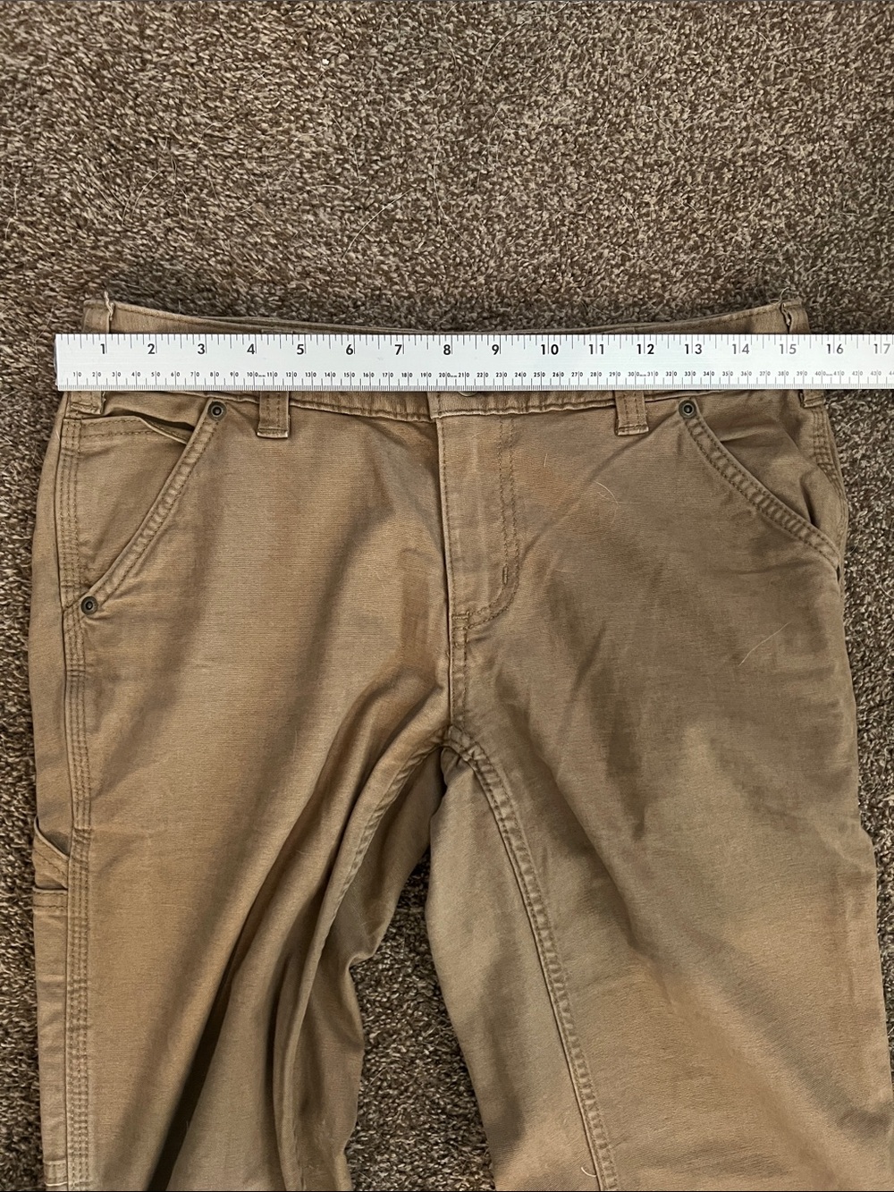 Carhartt Tan Canvas Cargo Pants - Picture 8 of 13